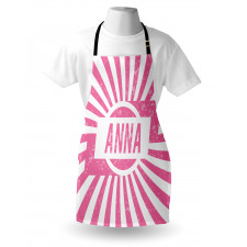 Retro Style Girls Name Apron