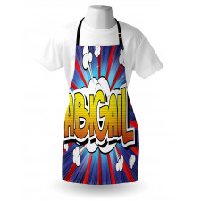 Comic Book Female Name Apron