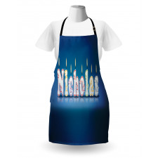 Boys Name Party Candle Apron