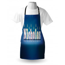 Boys Name Party Candle Apron