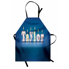 Celebration Candle Font Apron