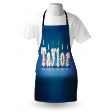 Celebration Candle Font Apron