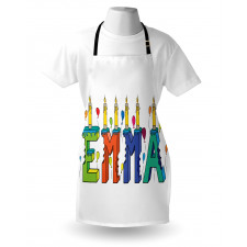 Popular Colorful Name Apron