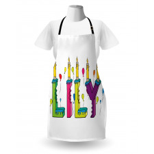 Joyful Letters Birthday Apron