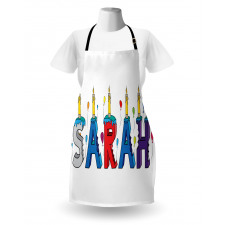 Birthday Girl Name Design Apron