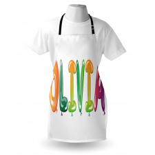 Medieval Girl Name Party Apron