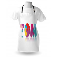 Colorful Popular Boy Name Apron