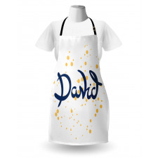 Lettering Style Name Apron