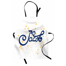 Timeless Modern Letter Motif Apron