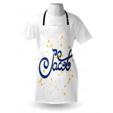 Timeless Modern Letter Motif Apron