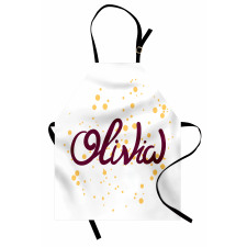 Traditional Girl Name Apron