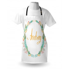 Retro Flourishing Nature Apron