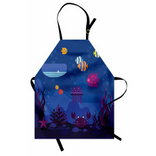 Aquarium Fish Whale Apron