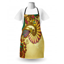 Blooming Colorful Petals Apron