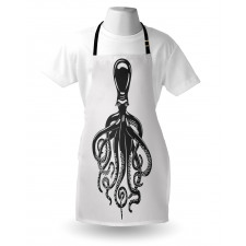 Contemporary Sea Animal Apron