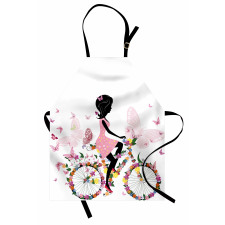 Girl Flower Butterflies Apron