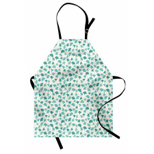 Pastel Ginkgo Leaves Apron