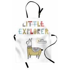 Colorful Llama Explorer Apron