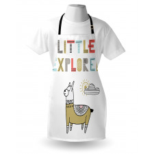 Colorful Llama Explorer Apron