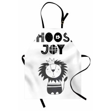 King of the Jungle Words Apron