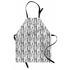 Abstract Doodle Pattern Apron