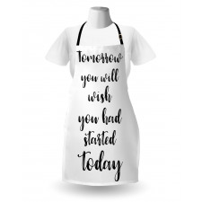 Cursive Words Apron