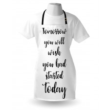 Cursive Words Apron