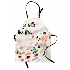 Go with the Flow Words Apron