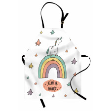 Rainbow Colorful Stars Apron