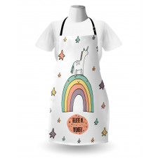 Rainbow Colorful Stars Apron