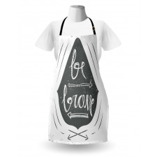 Be Brave Slogan Arrows Apron