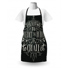 Grunge Hand Lettering Apron