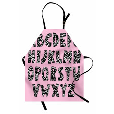 Funky Letters Trippy Apron