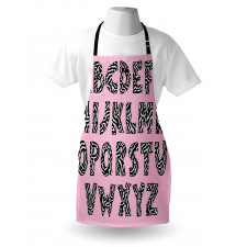 Funky Letters Trippy Apron