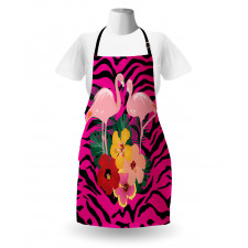 Exotic Flamingo Boho Apron