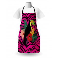 Toucan Bird Plants Apron