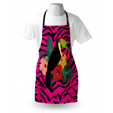 Toucan Bird Plants Apron