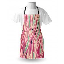 Funky Pastel Stripes Apron