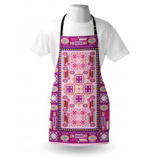 Traditional Afghan Motif Apron