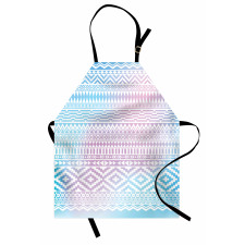 Triangles Zigzag Stripes Apron