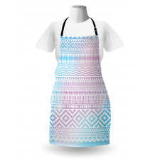 Triangles Zigzag Stripes Apron