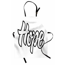 Hand Drawn Uplifting Words Apron