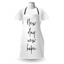 Motivational Calligraphy Apron