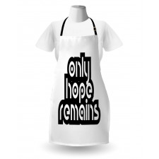 Motivational Retro Typography Apron