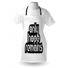 Motivational Retro Typography Apron