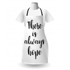 Hand Lettering Slogan Apron