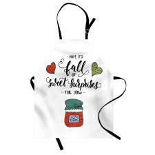 Sketch Style Jam in a Jar Apron