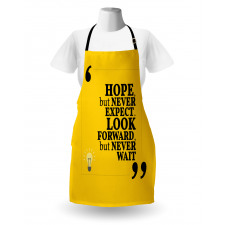 Message in Writing Marks Apron