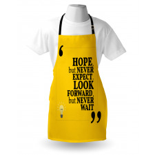 Message in Writing Marks Apron