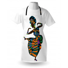 Dancing Zulu Girl Apron